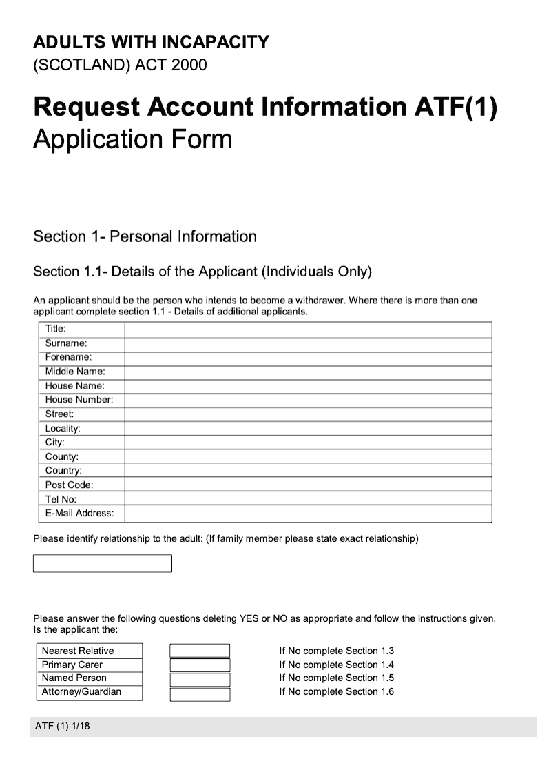 ATF1 Request Account Information ATF 1 preview