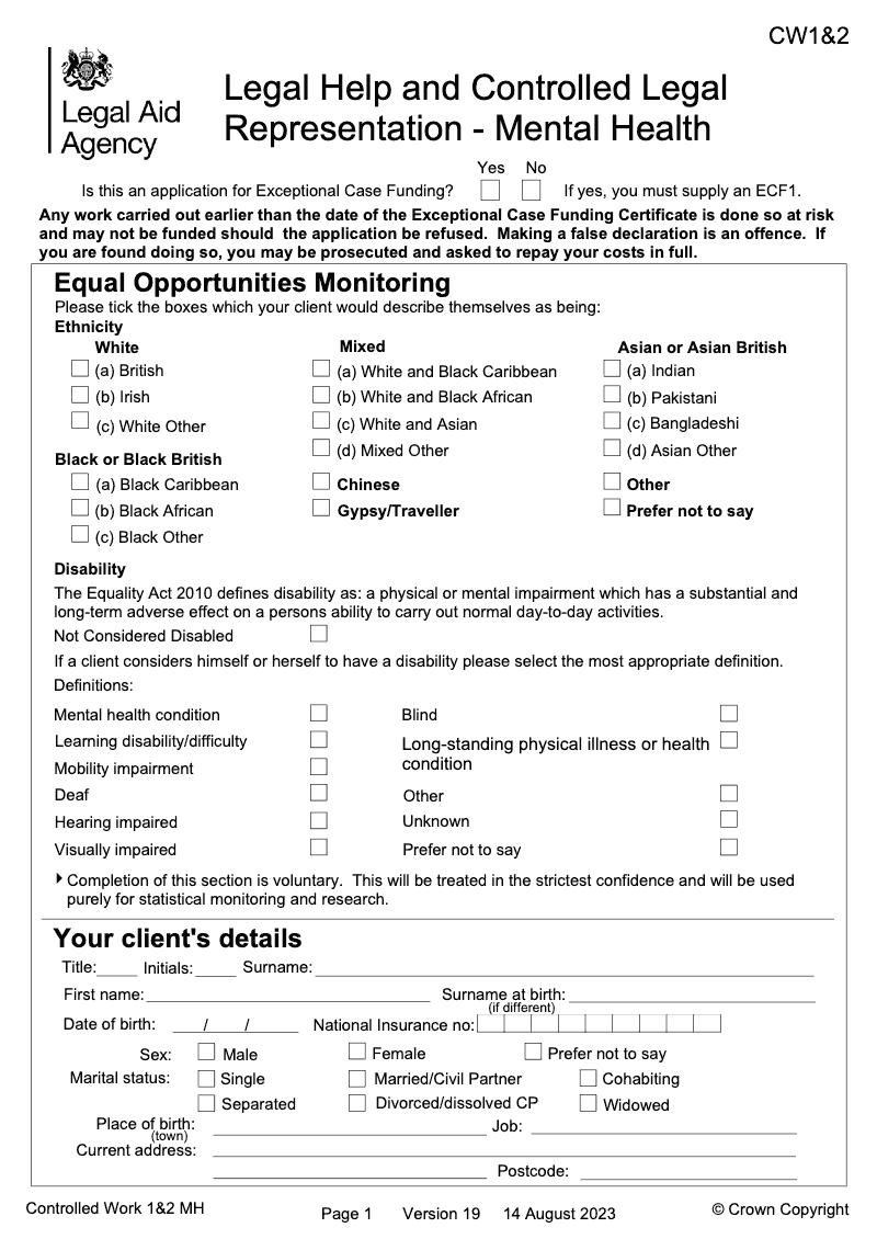 CW1 2 MH Legal Help and Controlled Legal Representation Mental Health preview