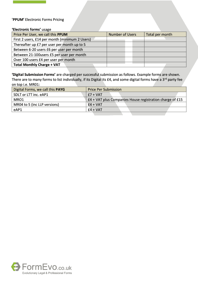 PPUM Price Per User Per Month preview